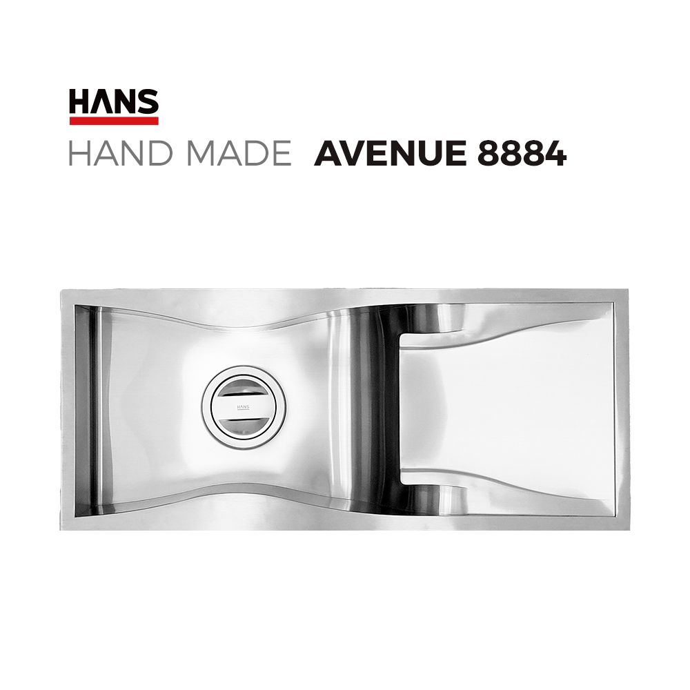 원앙싱크 한스 핸드메이드 싱크볼 AVENUE8884 사각볼